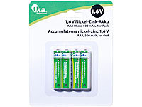 tka Köbele Akkutechnik Nickel-Zink-Akku AAA Micro, 1,6 V, 500 mAh, 4er-Set; Batterie-Organizer, Li-Ion-Akkus Typ 18650Akku-Ladegeräte Batterie-Organizer, Li-Ion-Akkus Typ 18650Akku-Ladegeräte 